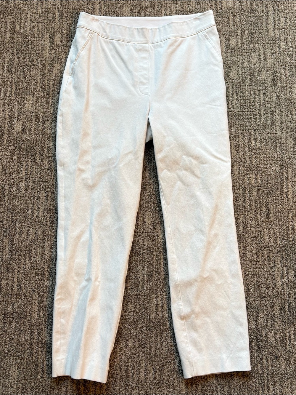 Spanx women’s white cropped pants capris size Medium